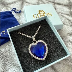 Blue Emerald Necklace